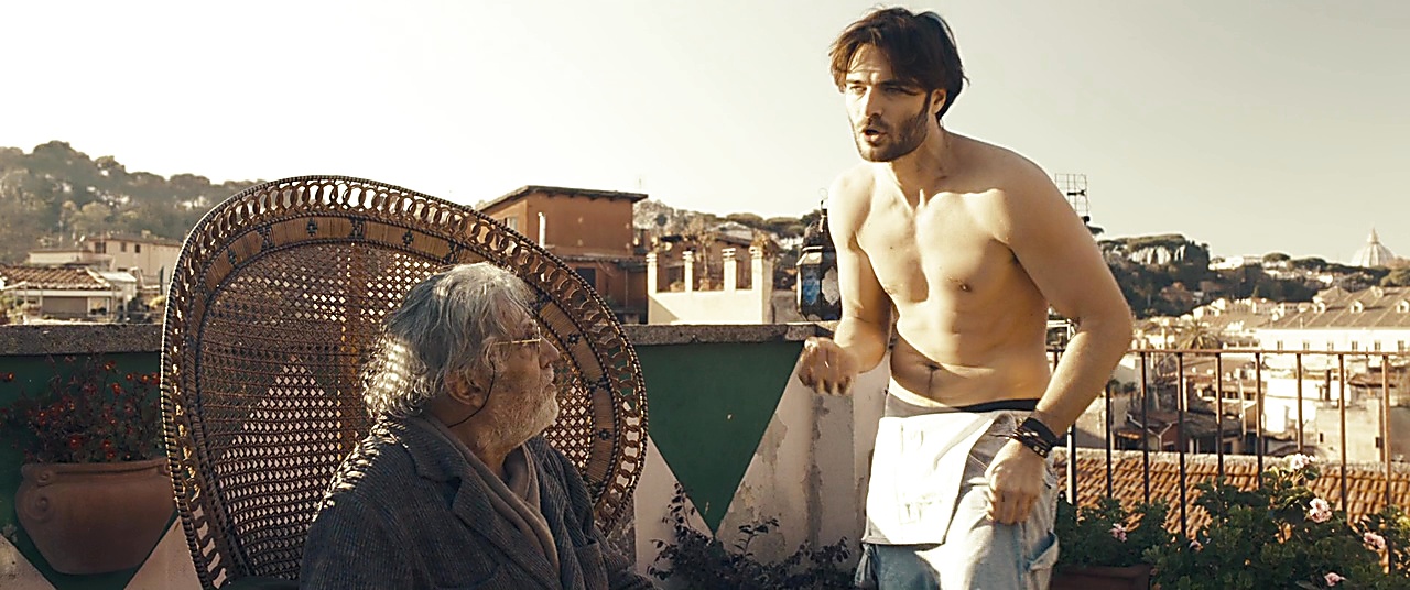 Giulio Berruti sexy shirtless scene February 20, 2019, 11am