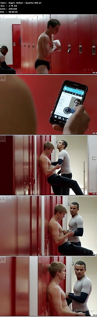 Graham Rogers sexy shirtless scene March 14, 2016, 3pm