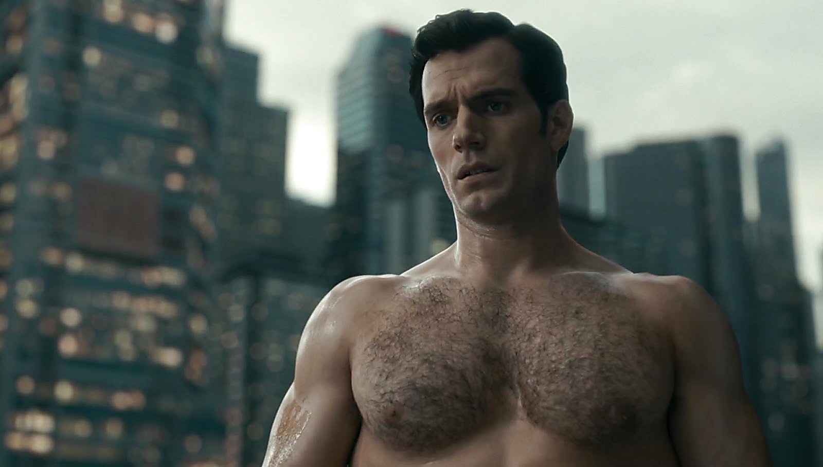 Henry Cavill sexy shirtless scene February 13, 2018, 11am