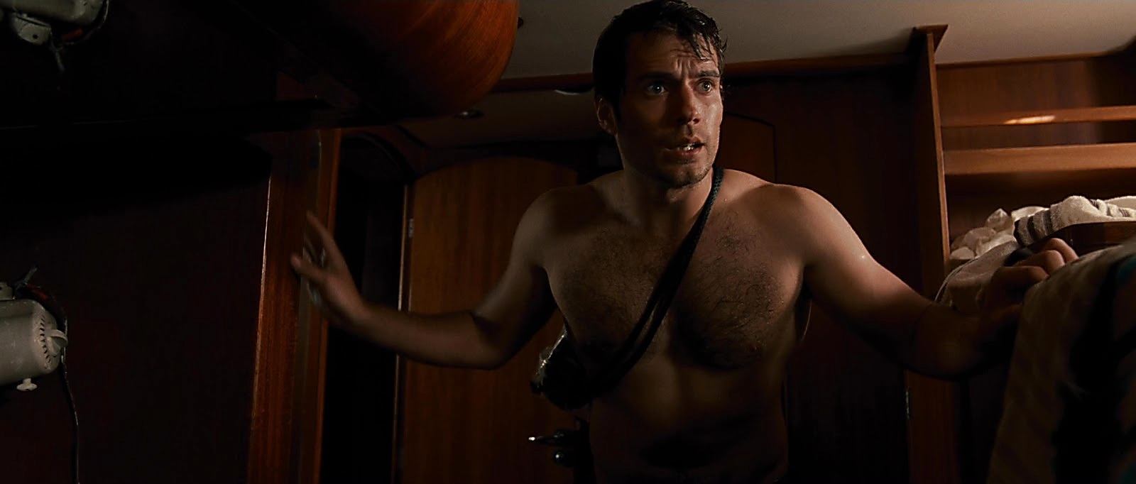 Henry Cavill sexy shirtless scene June 23, 2019, 11am
