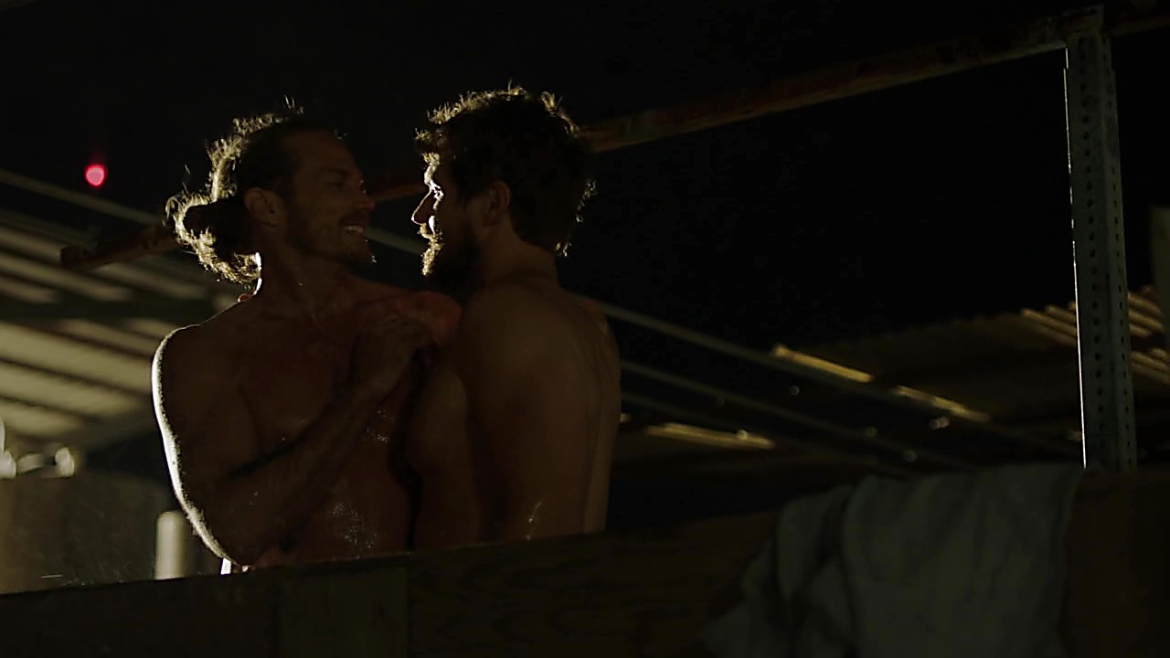 Jason Lewis sexy shirtless scene November 11, 2018, 1pm