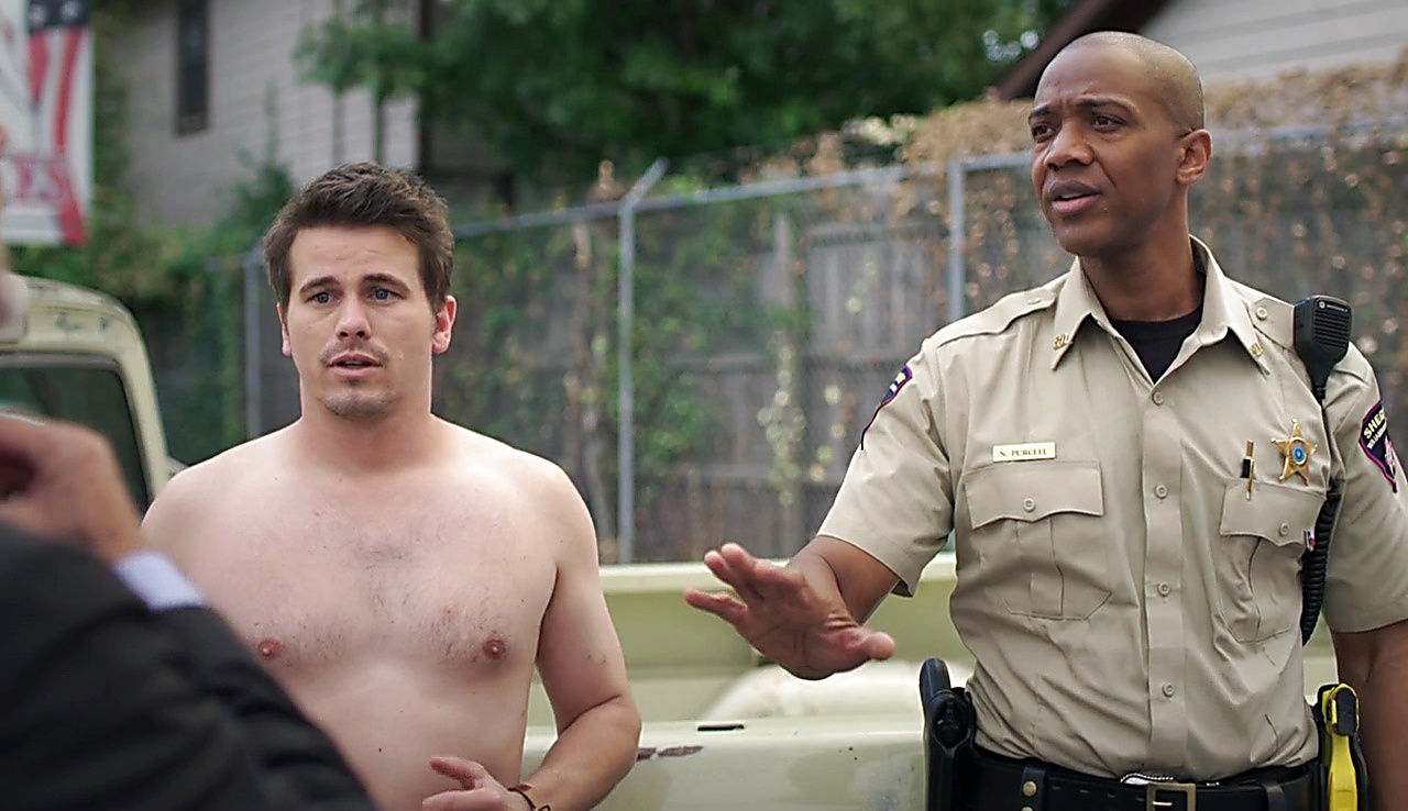 Jason Ritter sexy shirtless scene November 8, 2017, 12pm