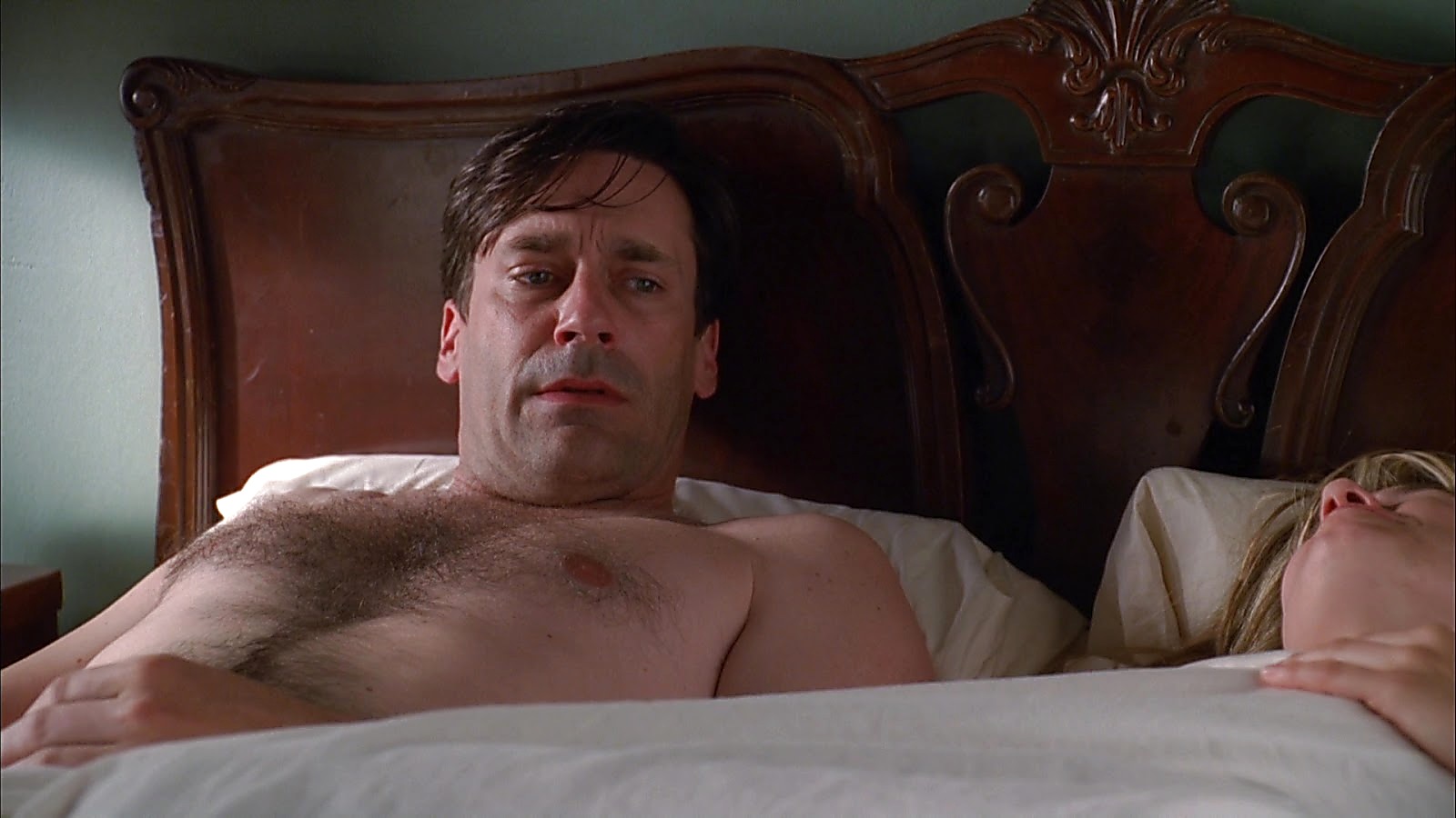 Jon Hamm sexy shirtless scene April 16, 2020, 6am