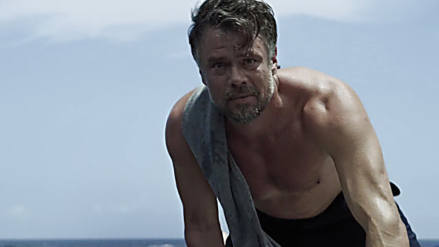 Josh Duhamel sexy shirtless scene April 5, 2021, 11am