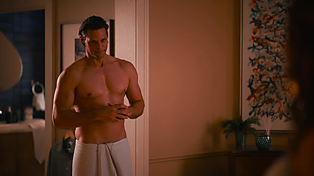 Justin Bruening sexy shirtless scene February 6, 2022, 4pm