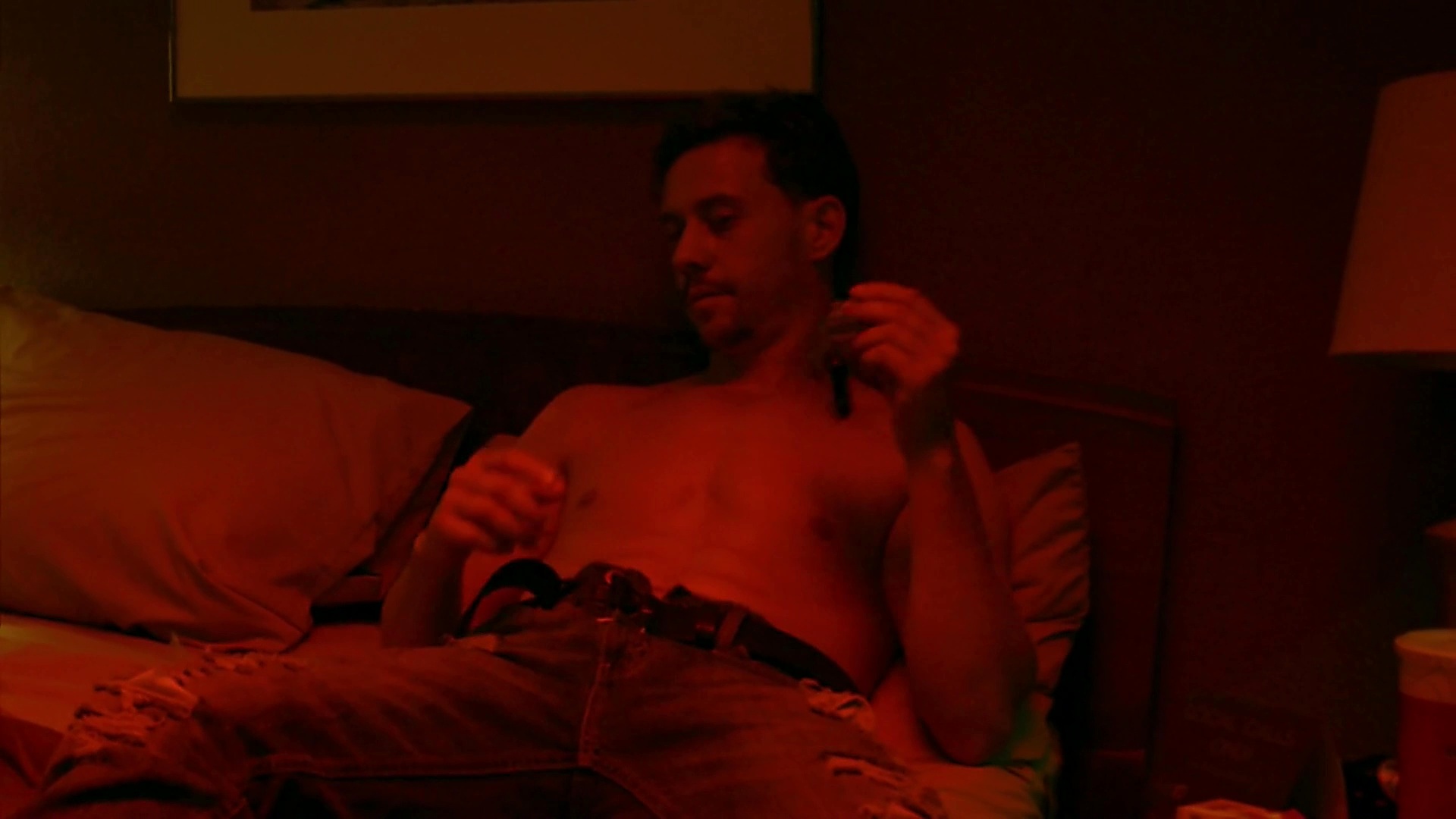 Justin Smith sexy shirtless scene February 26, 2025, 6pm