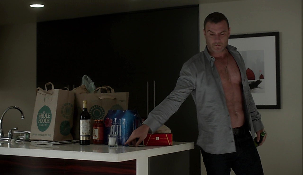 Liev Schreiber sexy shirtless scene October 9, 2017, 1pm