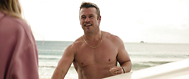 Luke Hemsworth sexy shirtless scene October 20, 2022, 1am
