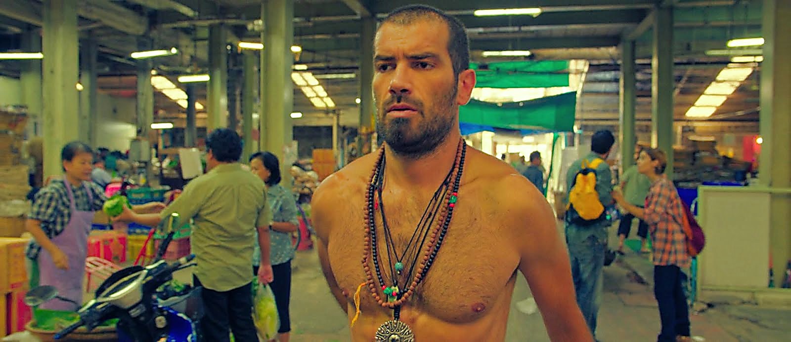 Marco Bonini sexy shirtless scene May 22, 2018, 11am