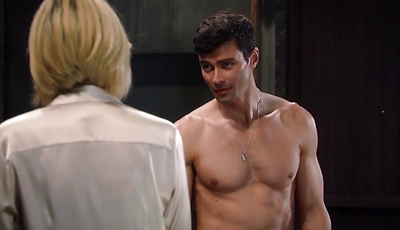 Matt Cohen sexy shirtless scene August 4, 2018, 1pm