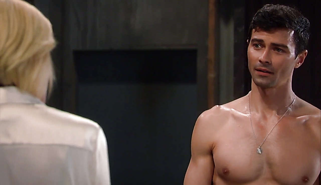Matt Cohen sexy shirtless scene August 4, 2018, 1pm