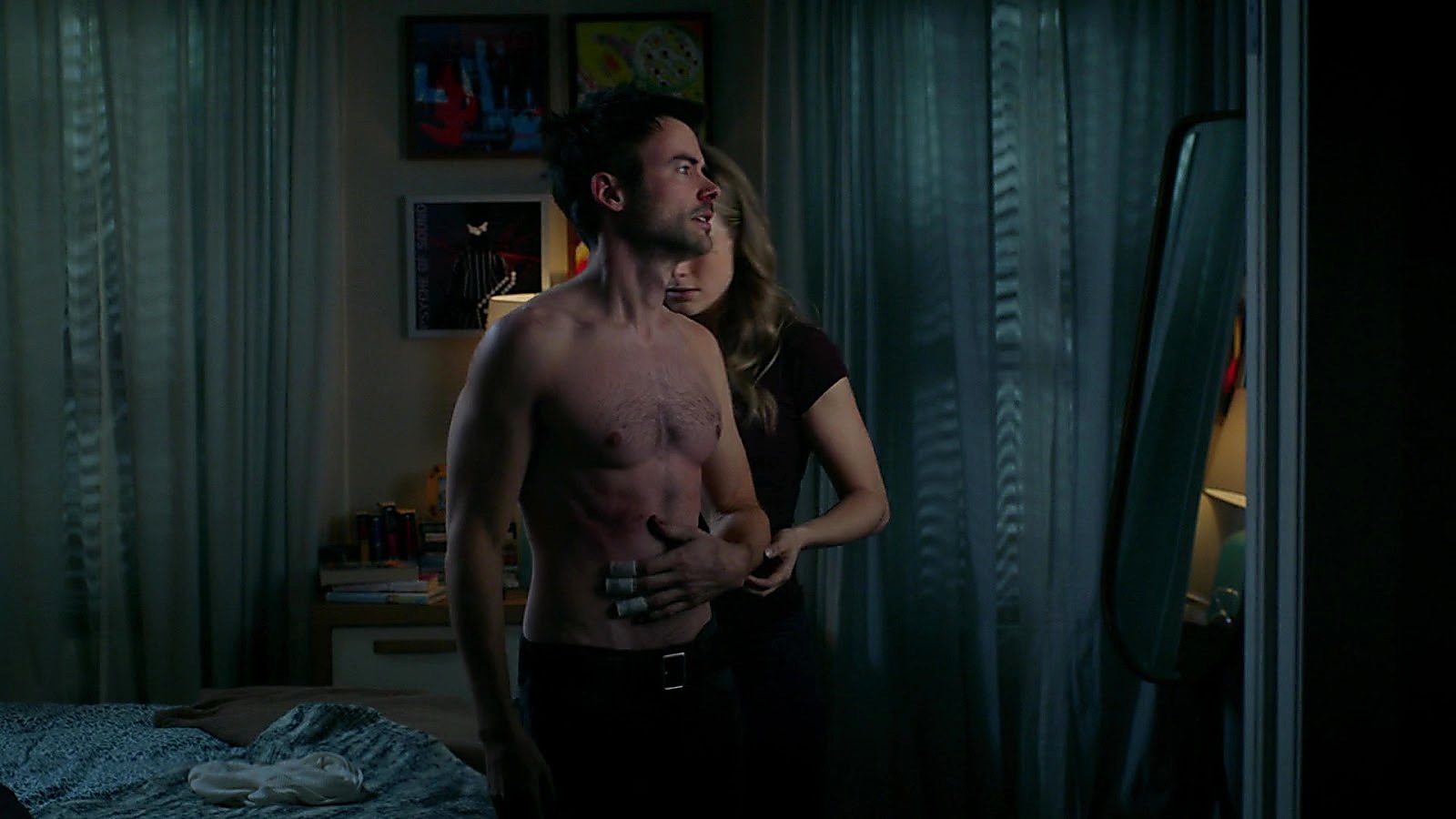 Matt Long sexy shirtless scene April 18, 2020, 1pm