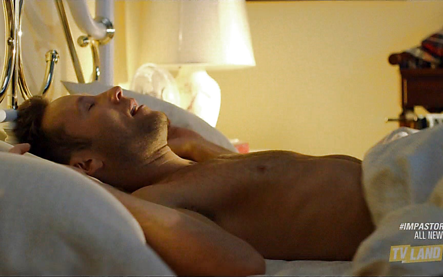 Michael Rosenbaum sexy shirtless scene August 2, 2015, 10pm