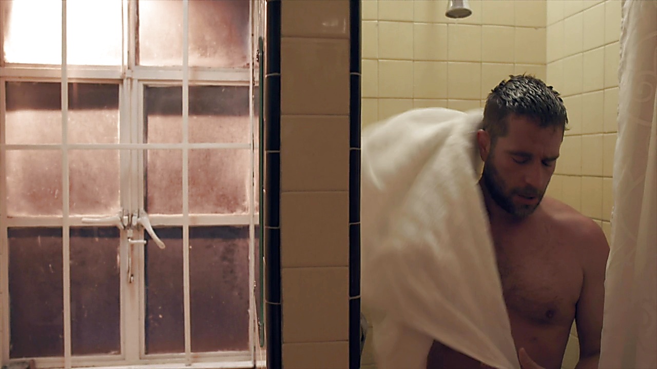 Michel Brown sexy shirtless scene December 5, 2018, 1pm