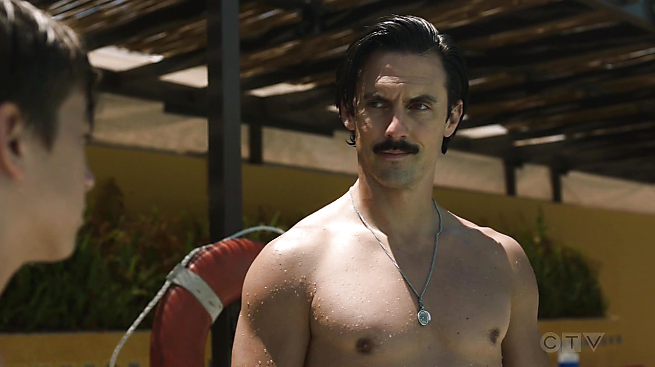 Milo Ventimiglia sexy shirtless scene October 4, 2019, 8am