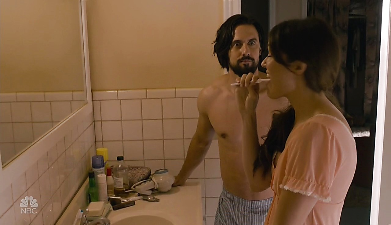 Milo Ventimiglia sexy shirtless scene February 9, 2017, 3pm