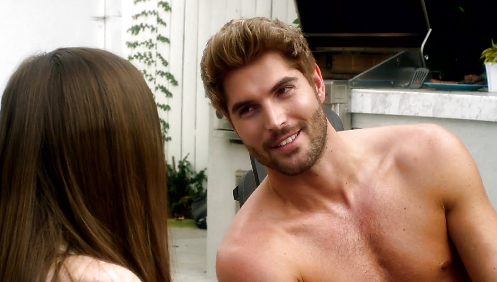 Nick Bateman sexy shirtless scene August 14, 2018, 9am