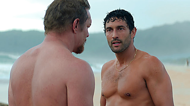 Noah Mills sexy shirtless scene February 28, 2024, 1am