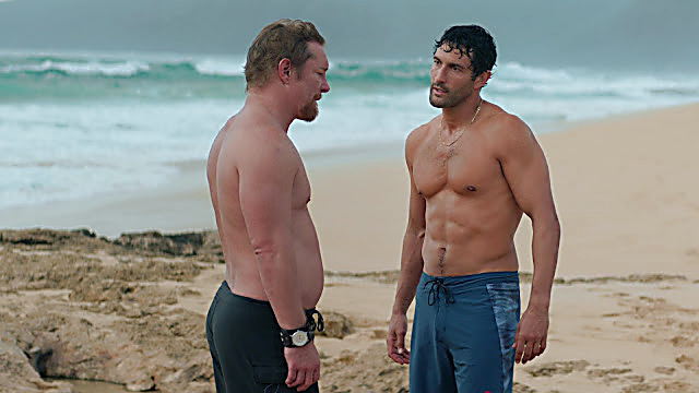 Noah Mills sexy shirtless scene February 28, 2024, 1am