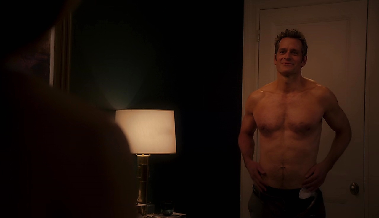 Peter Hermann sexy shirtless scene August 7, 2018, 12pm
