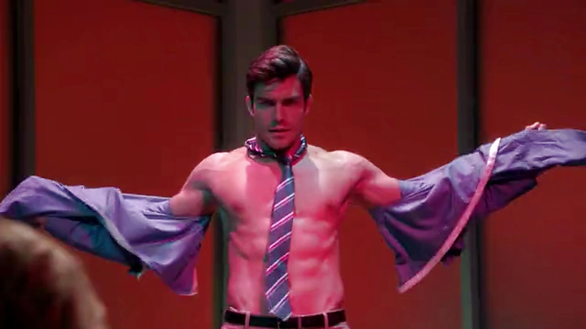 Peter Porte sexy shirtless scene March 6, 2025, 4pm