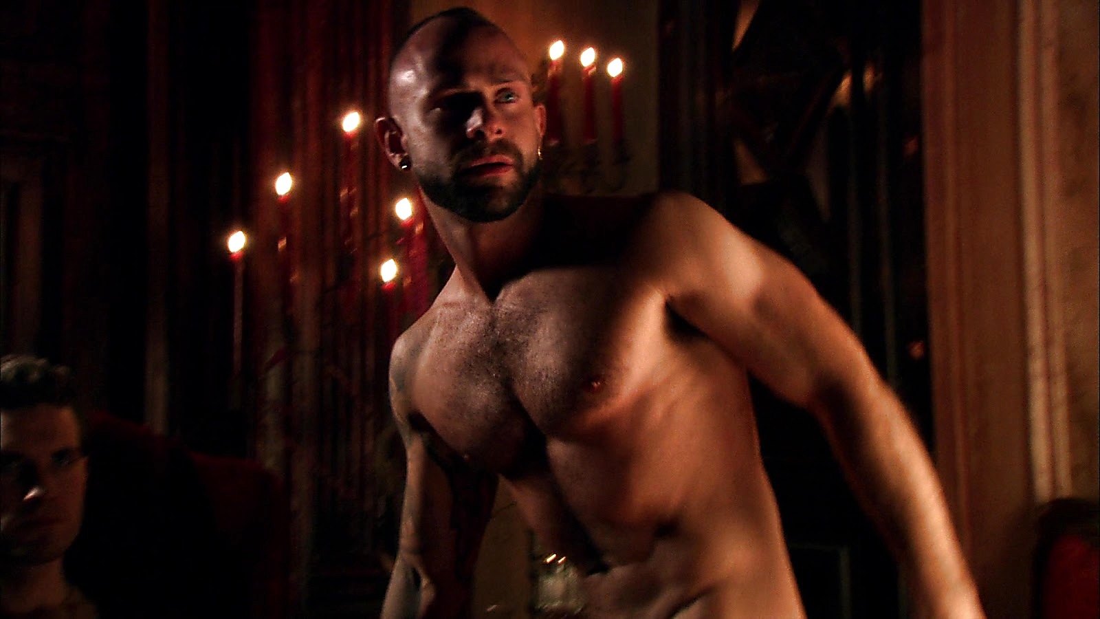 Peter Stickles sexy shirtless scene November 15, 2019, 11am