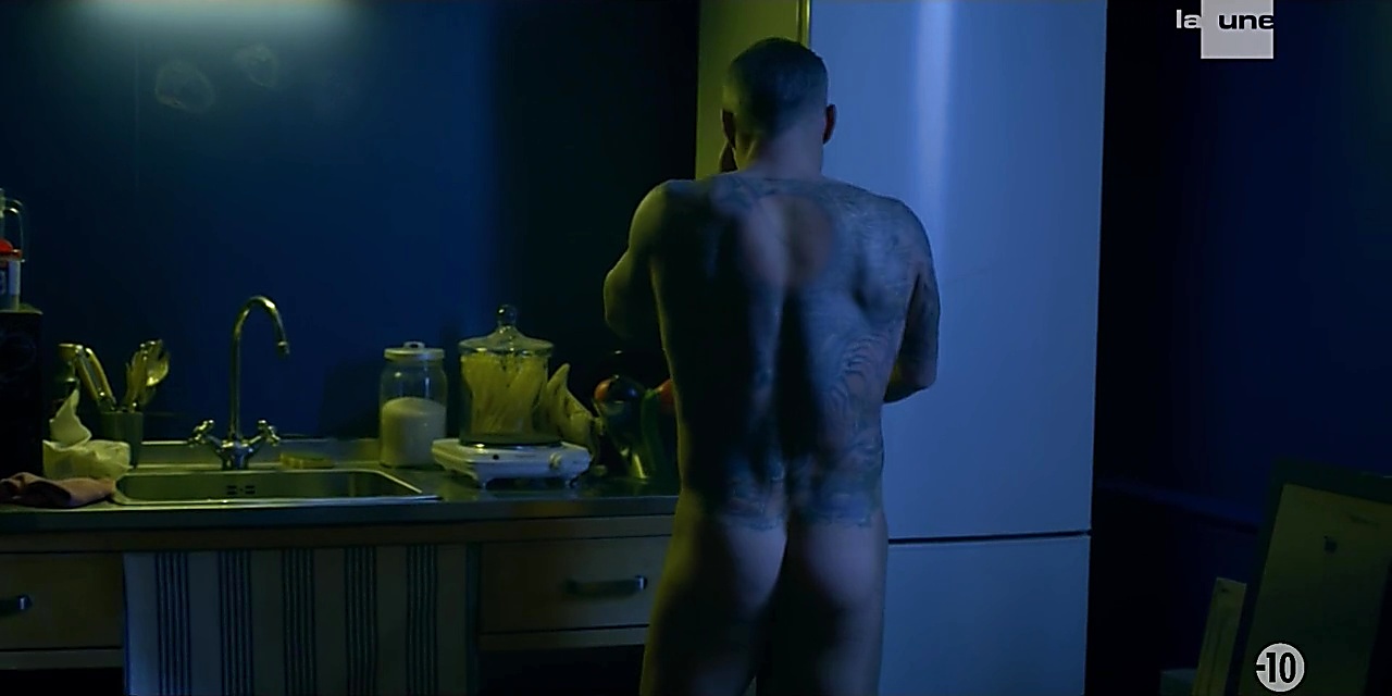 Philippe Bas sexy shirtless scene December 9, 2018, 6am