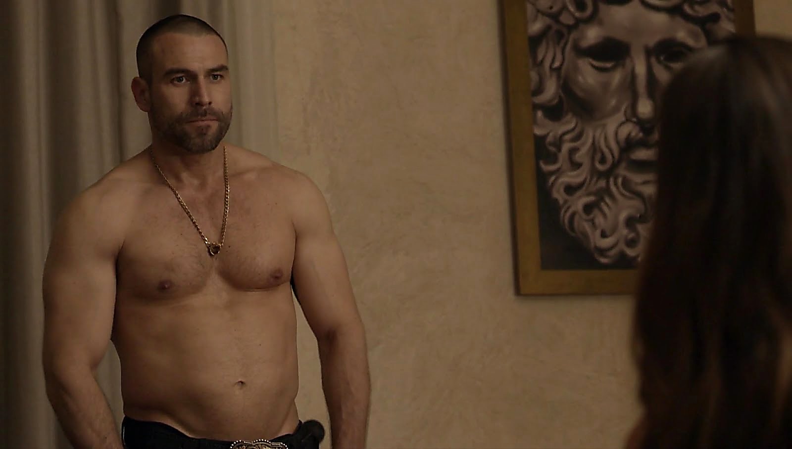 Rafael Amaya sexy shirtless scene July 3, 2018, 11am