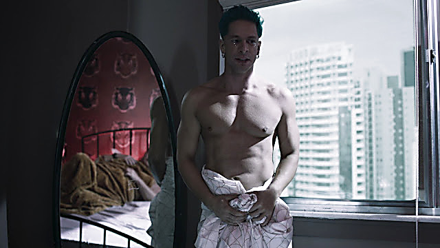 Rainer Cadete sexy shirtless scene December 8, 2021, 12pm