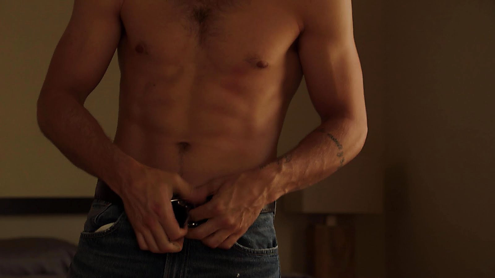 Ryan Guzman sexy shirtless scene October 9, 2018, 12pm