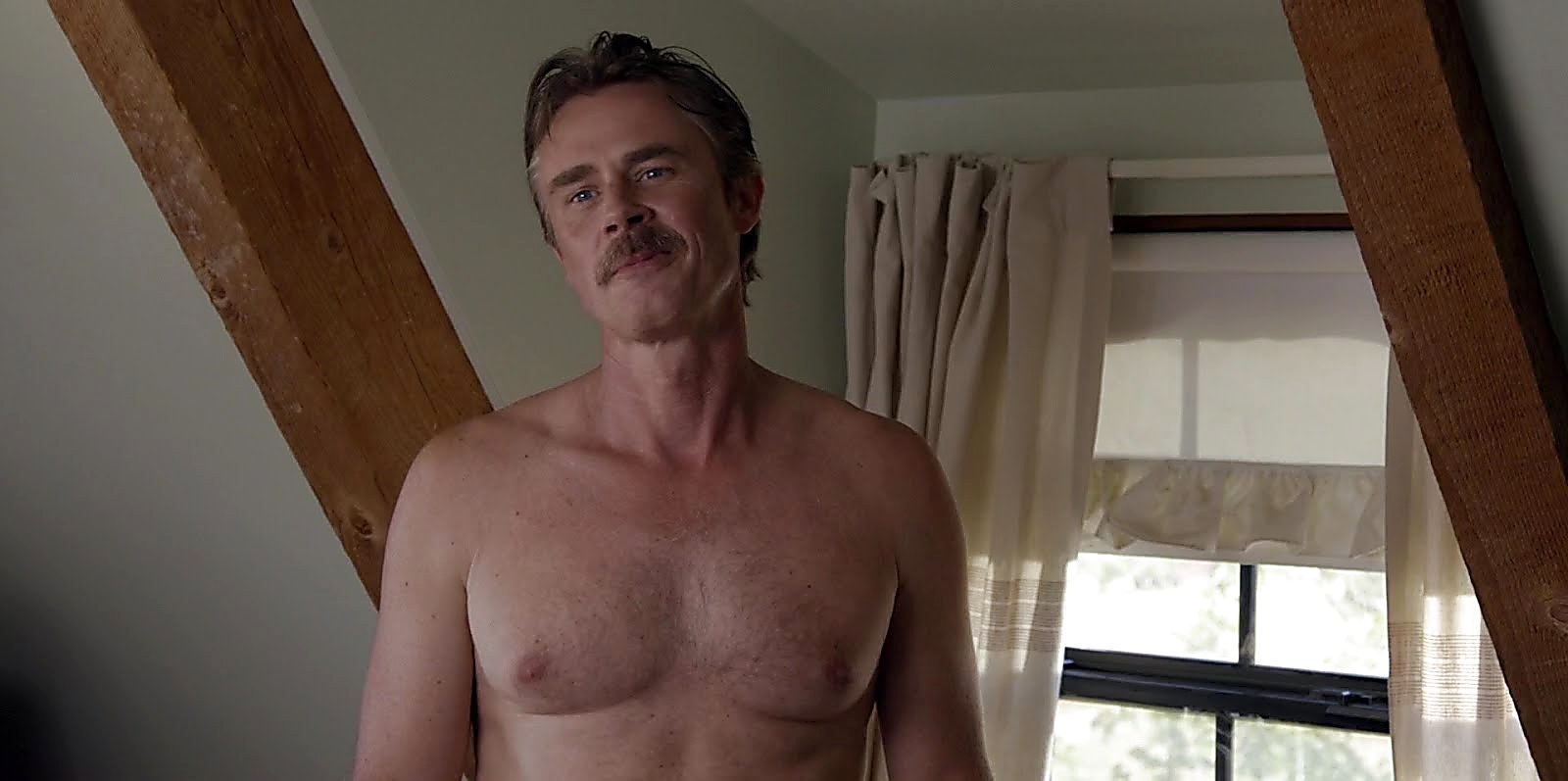 Sam Trammell sexy shirtless scene December 10, 2018, 11am