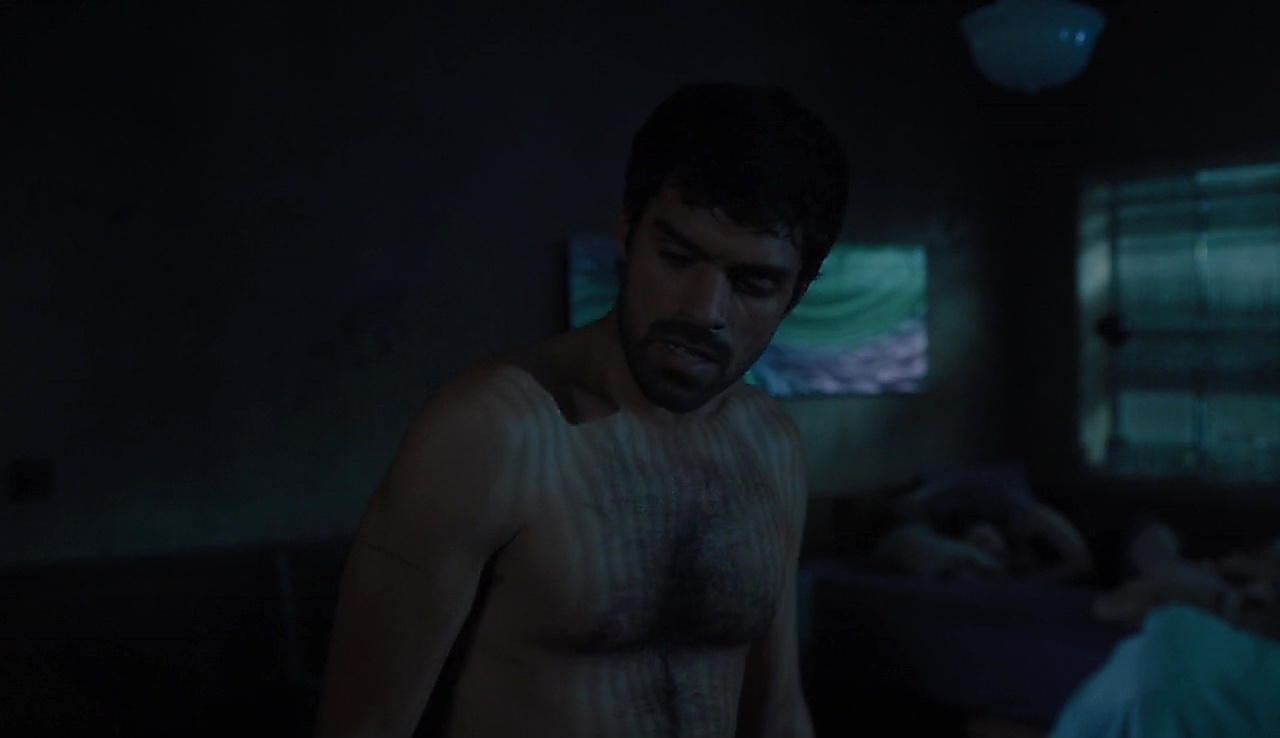 Sean Teale sexy shirtless scene November 16, 2017, 1pm