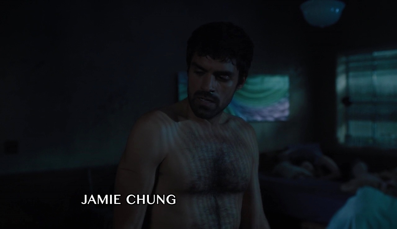 Sean Teale sexy shirtless scene November 16, 2017, 1pm