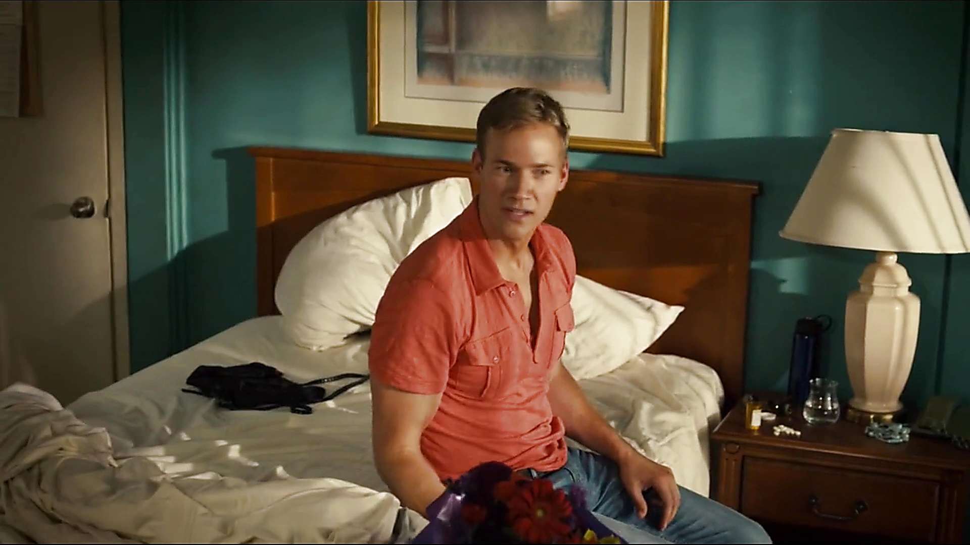 Steve Byers sexy shirtless scene March 5, 2025, 12pm