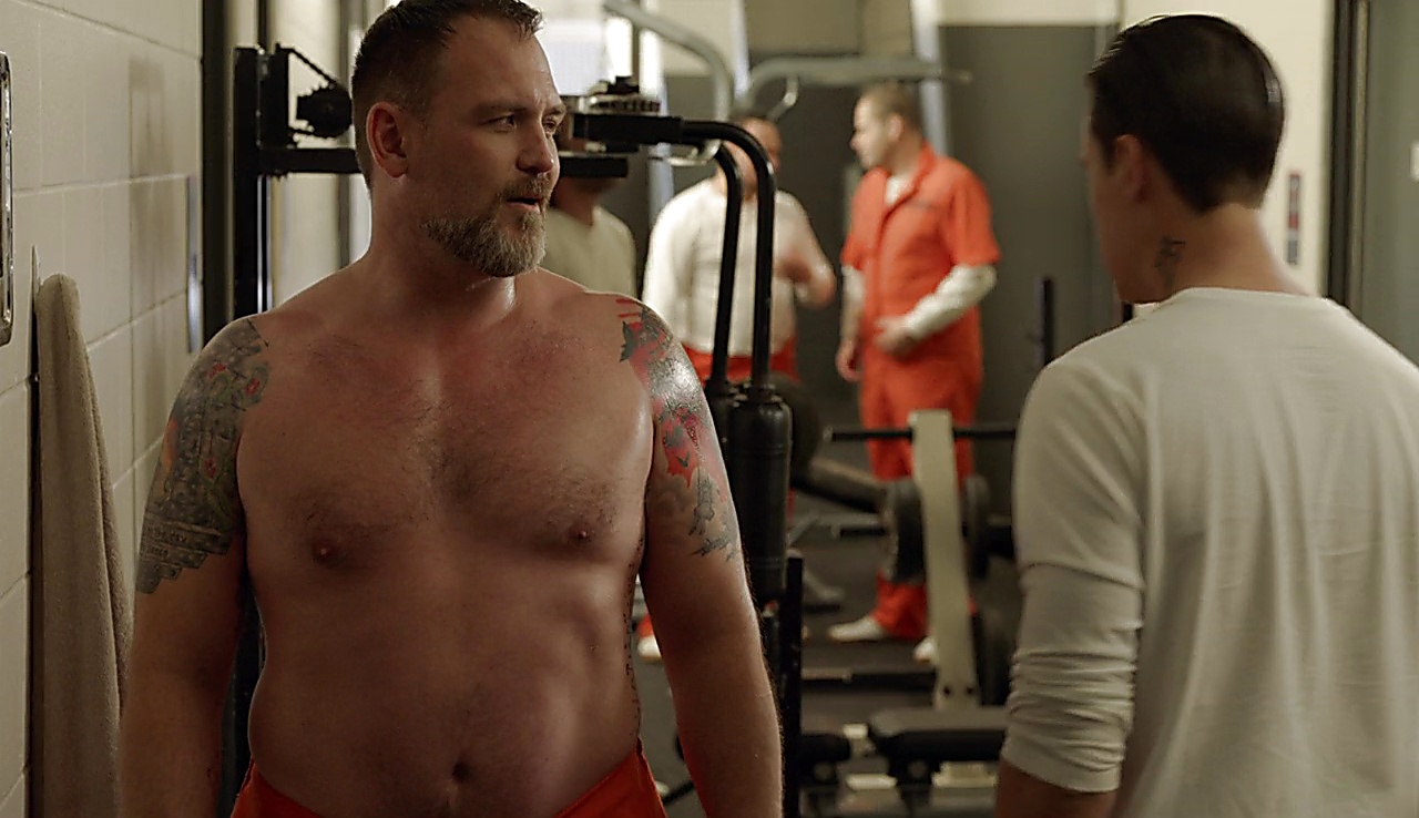 Ty Olsson sexy shirtless scene October 21, 2017, 12pm