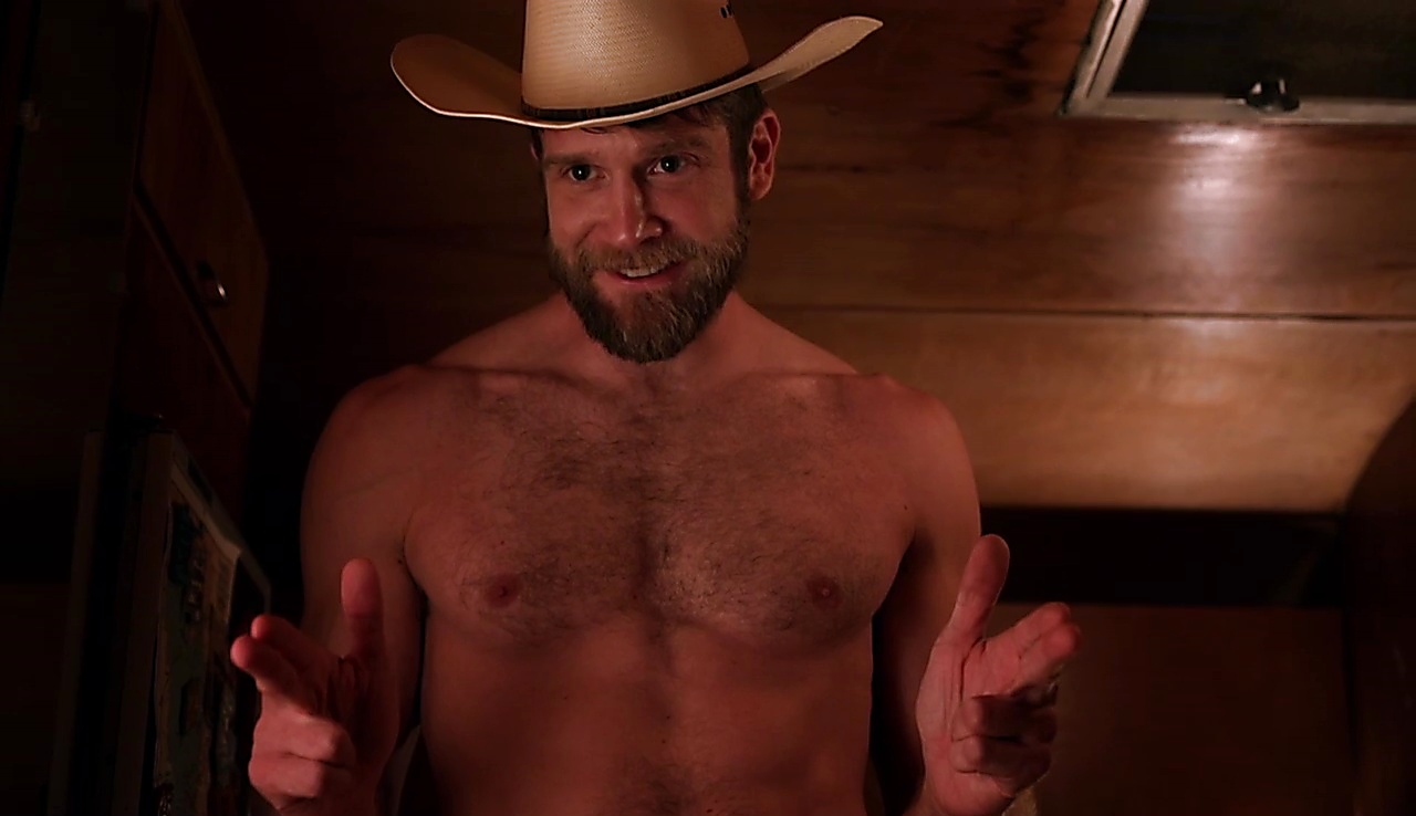 Van Hansis sexy shirtless scene October 20, 2017, 6am
