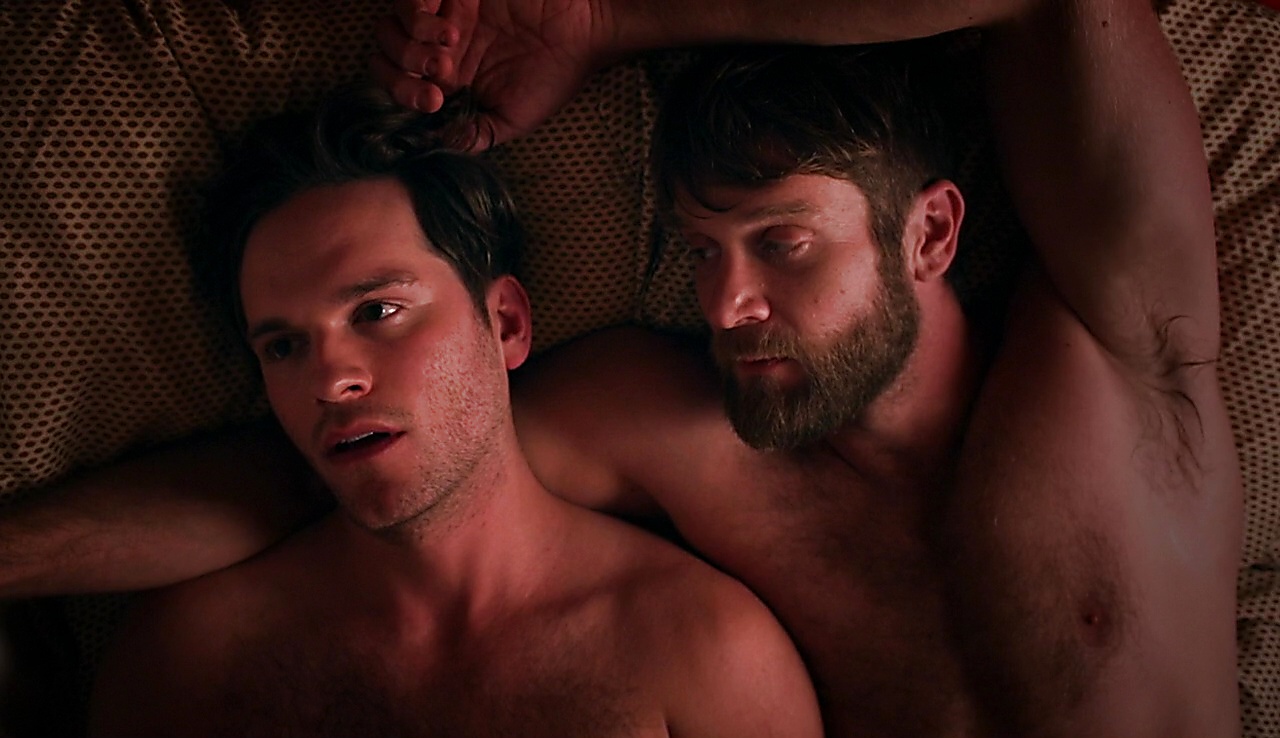 Van Hansis sexy shirtless scene November 29, 2017, 4am